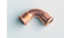 Copper press-fit gas 90 deg elbow